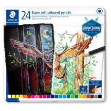 ESTUCHE DE METAL CON 24 LÁPICES, COLORES SURTIDOS STAEDTLER 149C M24 (Espera 4 dias)